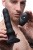 Thunderplugs Silicone Vibrating & Squirming Plug with Remote Control - вибратор с функцией волн, 16.5х4.5 см Черный