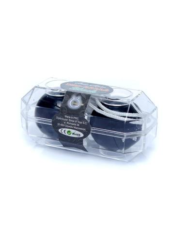 Duo-Balls Black - Вагинальные шарики, 3,5 см (черный)