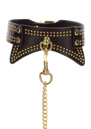 Ошейник с поводком Taboom Studded Collar and Leash