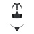 Passion - GENEVIA SET WITH OPEN BRA - Комплект из эко-кожи, S/M Passion - GENEVIA SET WITH OPEN BRA - Комплект из эко-кожи, S/M