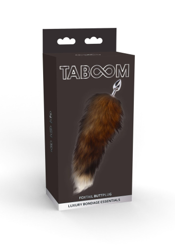 Анальна пробка з хвостом Taboom Foxtail Buttplug - купити в Києві, Україні