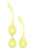 Dream Toys The Candy Shop Lemon Squeeze - Вагінальні кульки, 17,8 см (жовтий) - купити в Києві, Україні Dream Toys The Candy Shop Lemon Squeeze - Вагінальні кульки, 17,8 см (жовтий) - купити в Києві, Україні