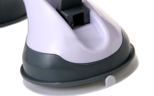 Sportsheets Dual Locking Suction Handle Bar - Ручка с двумя присосками для секса в душе, 30х10 см (белый)
