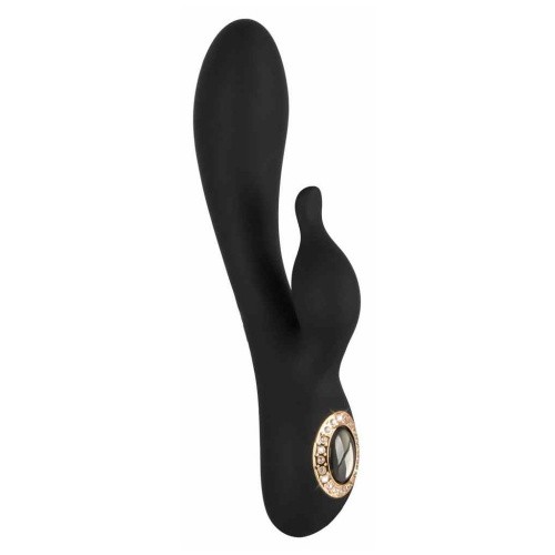 Cleapatra Rabbit Vibrator - Изысканный вибратор, 19.7х3.7 см (чёрный)