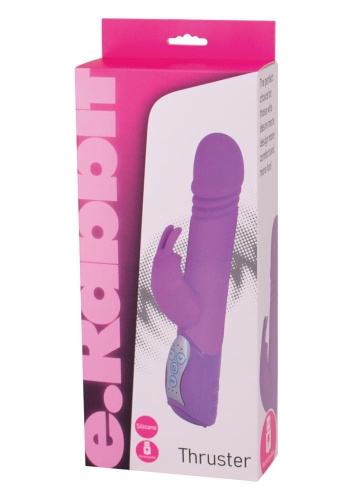 Seven Creations E Rabbit Thruster - вибратор кролик с толчковыми движениями, 24.5х3.5 см