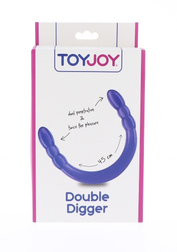 Двухсторонний фаллоимитатор Toy Joy Double Digger Dong, 45 см