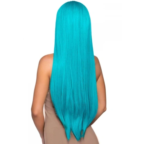 Leg Avenue - Long straight center part wig - Длинный парик (бирюзовый)