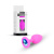 B-Series Silikon Plug Jewellery Pink Medium - Анальная пробка с кристаллом, 8х3.5 см (розовый с голубым) B-Series Silikon Plug Jewellery Pink Medium - Анальная пробка с кристаллом, 8х3.5 см (розовый с голубым)