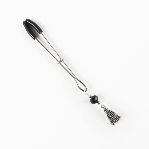 Art of Sex Clit Clamp Sweet Brush - Металлический зажим для клитора (серебристый)