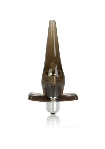 California Exotic Novelties Mini Vibro Tease - Анальная вибропробка, 10х3 см (серая)