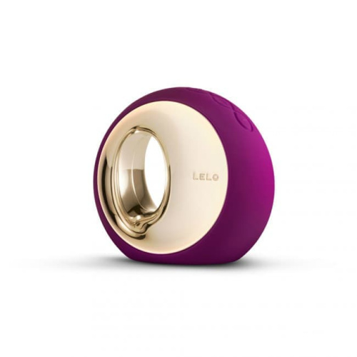 Lelo Ora 2 Deep Rose - клиторальный вибратор, имитирующий оральные ласки, 8х8 см (розовый)