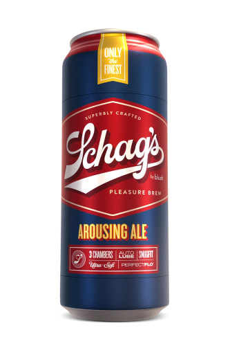 Schag’s by Blush Arousing Ale - самосмазывающийся мастурбатор в банке, 19,7 см