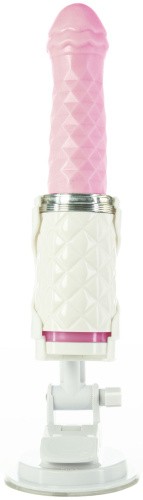 Pillow Talk Feisty Thrusting Vibrator Pink – розкішний вібратор-пульсатор з присоскою, 12.5х3.4 см. (рожевий) - купити в Києві, Україні