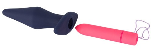 Orion Remote Control Butt Plug - Анальная пробка с вибрацией, 14х3.5 см (фиолетовый)