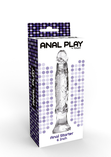 TOYJOY Anal Starter 6 Inch TRANSPARENT - Анальный стимулятор, 16 см (прозрачный)