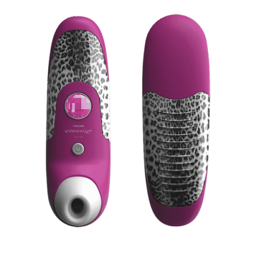 Знаменитый Вуманайзер! Клиторальный стимулятор The Womanizer W100 Magenta, 16х5 см (лиловый)