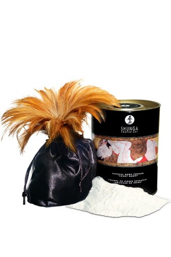 Shunga Sweet Snow Body Powder Sparkling Strawberry Wine - Пудра для оральных ласк, 225 г  (клубника)