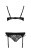 Passion Pauline Set - Комплект белья: стрэпы: лиф, стринги и пояс для чулок, L/XL (чёрный) Passion Pauline Set - Комплект белья: стрэпы: лиф, стринги и пояс для чулок, L/XL (чёрный)