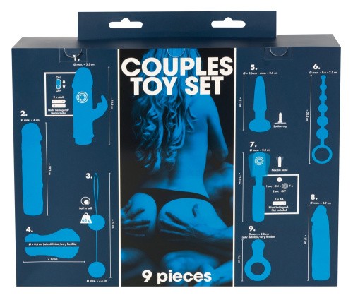 Couples Toy Set болшой набор секс-игрушек, 9 шт.