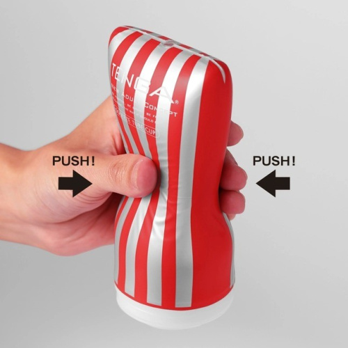 Tenga Soft Tube Cup - Мастурбатор с контролируемой плотностью сжатия, 18х7,5 см