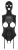 Боди с маской Bad Kitty Body & Mask, L