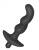 Master Series Onyx Vibrating Silicone Anal Plug - массажер простаты, 11,4х3,4 см
