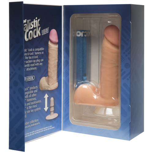 The Realistic Cock ULTRASKYN 6” - Реалистичный фаллоимитатор, 15,7х4,3 см