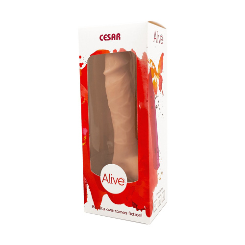 Реалистичный фаллоимитатор Alive Cesar Mega Realistic, 16 см