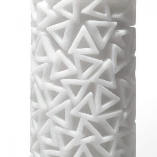 Tenga 3D Pile - Мастурбартор с текстурой треугольников, 13х4 см