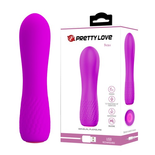 LyBaile Pretty Love Beau Vibrator Purple - Маленький вибратор, 11.9з3 см (фиолетовый)