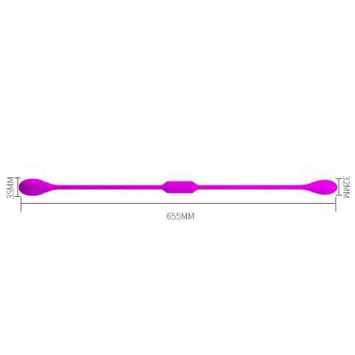 Pretty Love Dream Lovers Whip Pink - Двосторонній вібратор, 65,5 см (рожевий) - купити в Києві, Україні