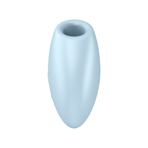 Satisfyer Cutie Heart Blue - Вакуумный стимулятор в виде сердечка, 7.7х7.5 см (голубой)