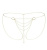 Bijoux Indiscrets Magnifique Bikini Chain Gold - украшение на тело цепочка трусики, (золотистый)