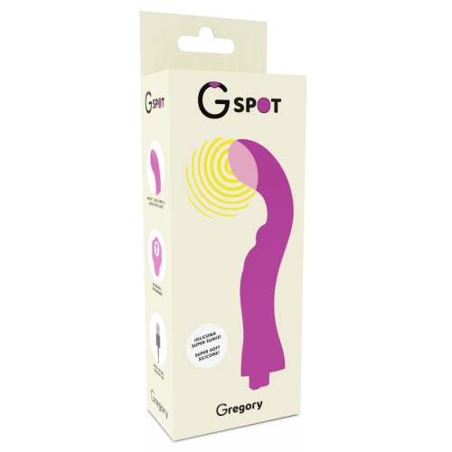 G-SPOT GREGORY - Вибратор для зоны G, 17 см (фиолетовый)