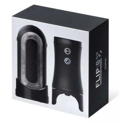 Tenga Flip Zero EVR Electronic Vibrotation - Мастурбатор, 16х5 см (чорний) - купити в Києві, Україні