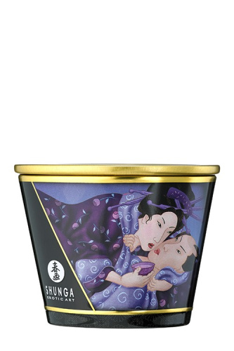 Shunga Massage Candle - Массажная свеча с ароматом экзотических фруктов, 170 мл