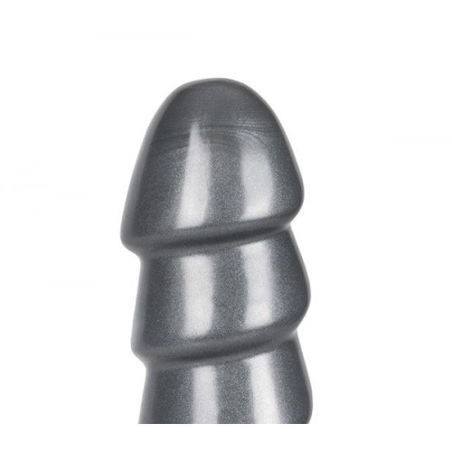 Doc Johnson American Bombshell B-10 Warhead Gun Metal, фаллоимитатор для фистинга, 25.4х6,9 см