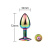 MAI Attraction Toys №72 Rainbow - Металлическая анальная пробка, 7.2х3.2 см MAI Attraction Toys №72 Rainbow - Металлическая анальная пробка, 7.2х3.2 см