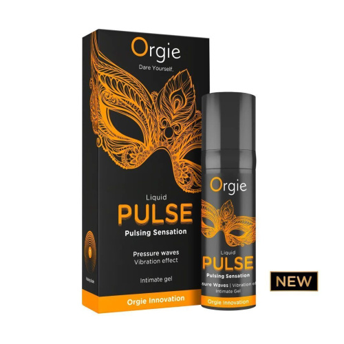 Смоктайзер (гель с эффектом посасывания) для клитора Orgie Liquid Pulse, 15 мл (ледяная карамель)