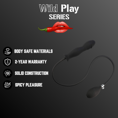 Надувна анальна пробка Wild Play Inflatable Anal Plug C6 - купити в Києві, Україні