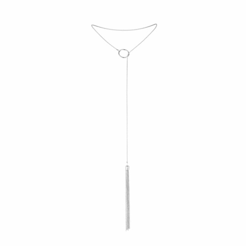 Bijoux Indiscrets Magnifique Tickler Pendant Chain - цепочка для тела с кулоном, (серебристый)