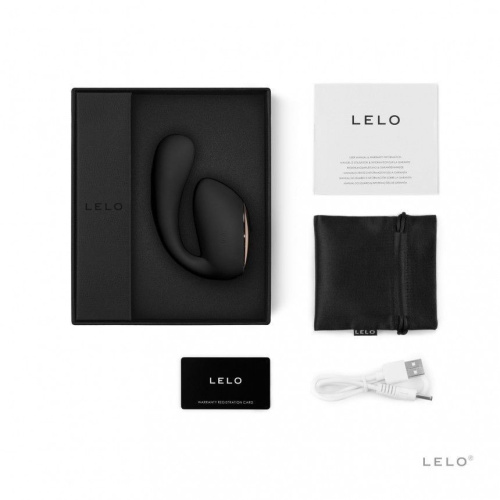 Lelo Ida Wave - Вибратор с двойной стимуляцией (чёрный)