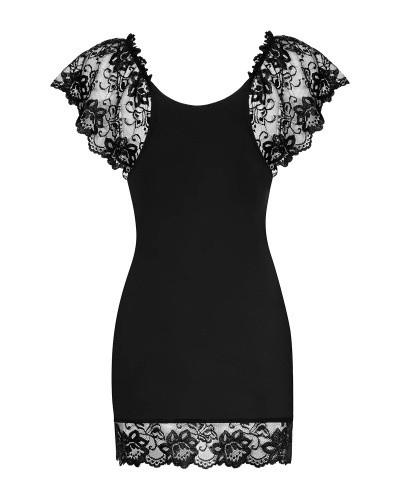 Сексуальный комплект Obsessive Imperia chemise (S/M), черный