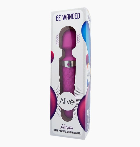 Alive Be Wanded Purple - Мини-вибромассажер (фиолетовый)