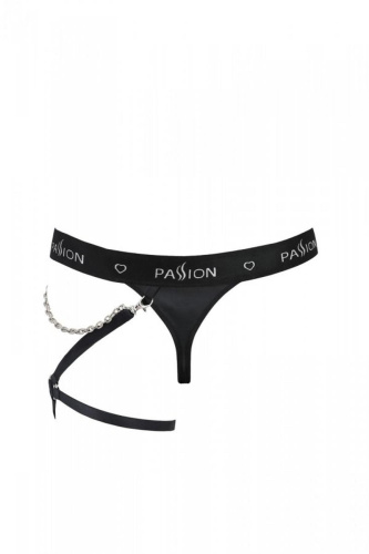 Passion - 058 THONG BILL black - Сексуальні чоловічі стрінги, XXL/XXXL - купити в Києві, Україні