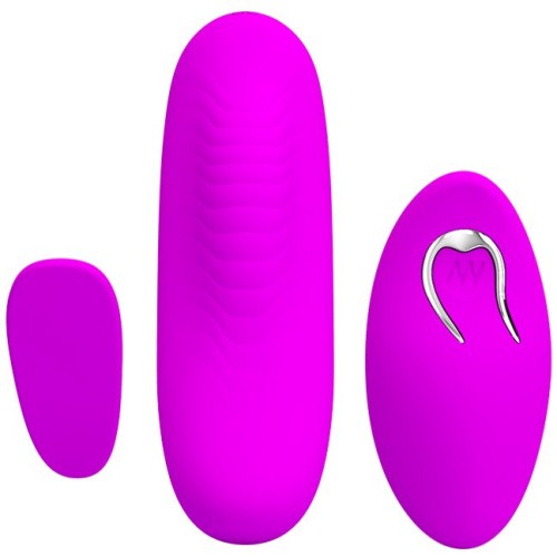 LyBaile Romance Lisa Remote Panty Massager Purple - Вібровкладка в трусики, 9.5х3 см (фіолетовий) - купити в Києві, Україні