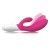 Lelo Ina Wave - Стильный вибратор-кролик с движущейся головкой, 20х3.8 см (розовый)