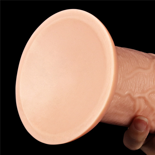 LoveToy - Realistic Long Dildo Flesh 11 - Фаллоимитатор на присоске, 28х6 см