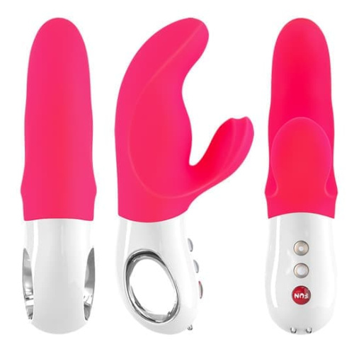 Fun Factory Miss Bi - вагинально-клиторальный вибратор, 17 см (розовый)