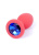 Boss Silikon Plug Jewellery Red Small - Анальная пробка с кристаллом, 7х2.7 см (красный с синим) Boss Silikon Plug Jewellery Red Small - Анальная пробка с кристаллом, 7х2.7 см (красный с синим)